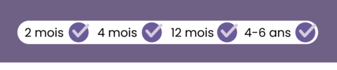 2 mois à 6 ans