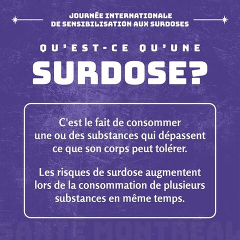Qu'est-ce qu'une surdose